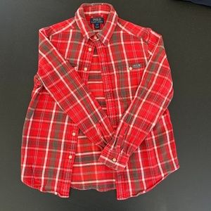Polo Ralph Lauren Boys Flannel Button Down L